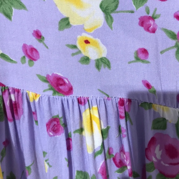 Vintage floral buttons down dress - Picture 11 of 12